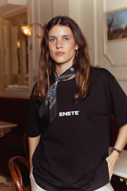 Camiseta Negra ENETE – Short Sleeve - Origen Edition