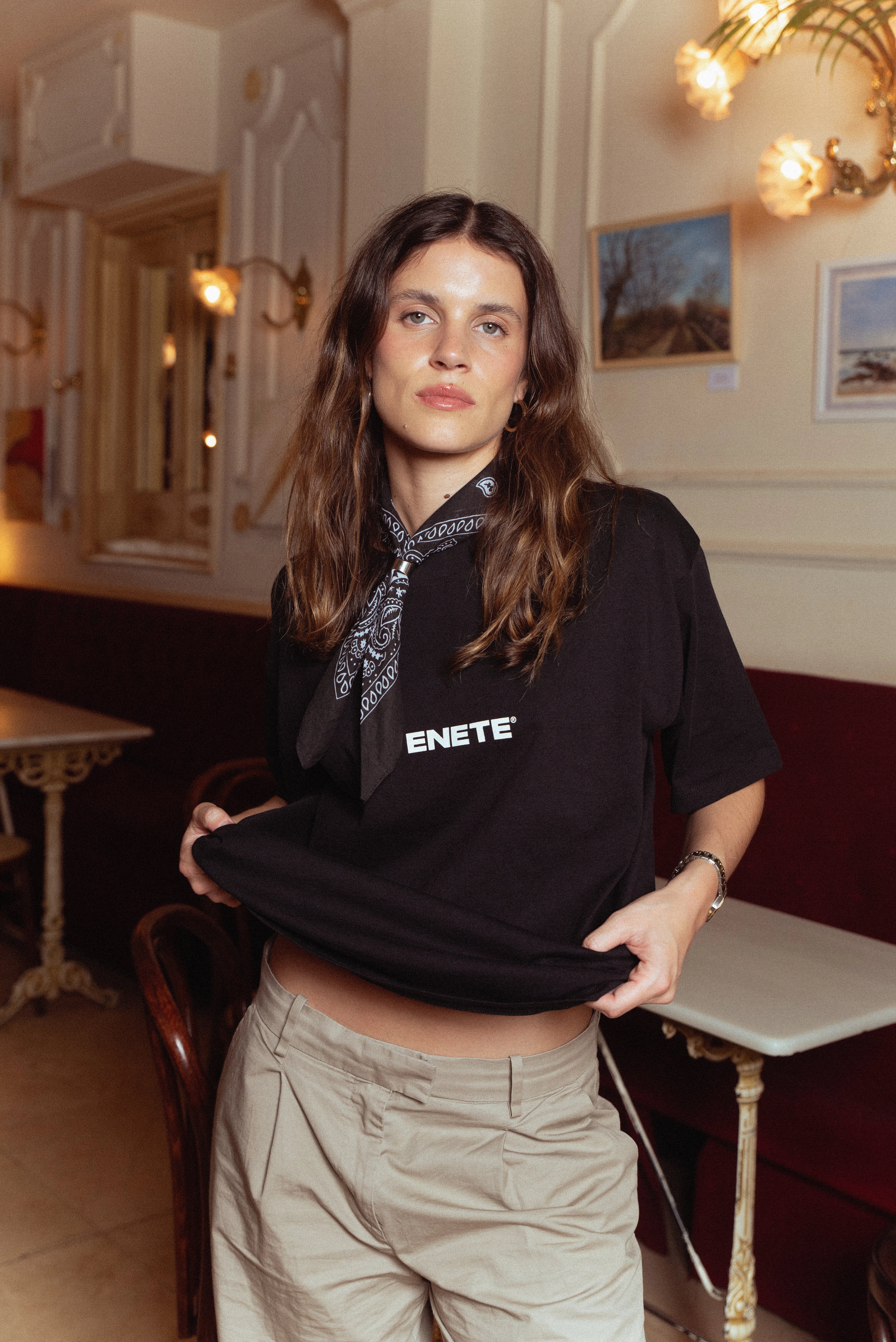 Camiseta Negra ENETE – Short Sleeve - Origen Edition