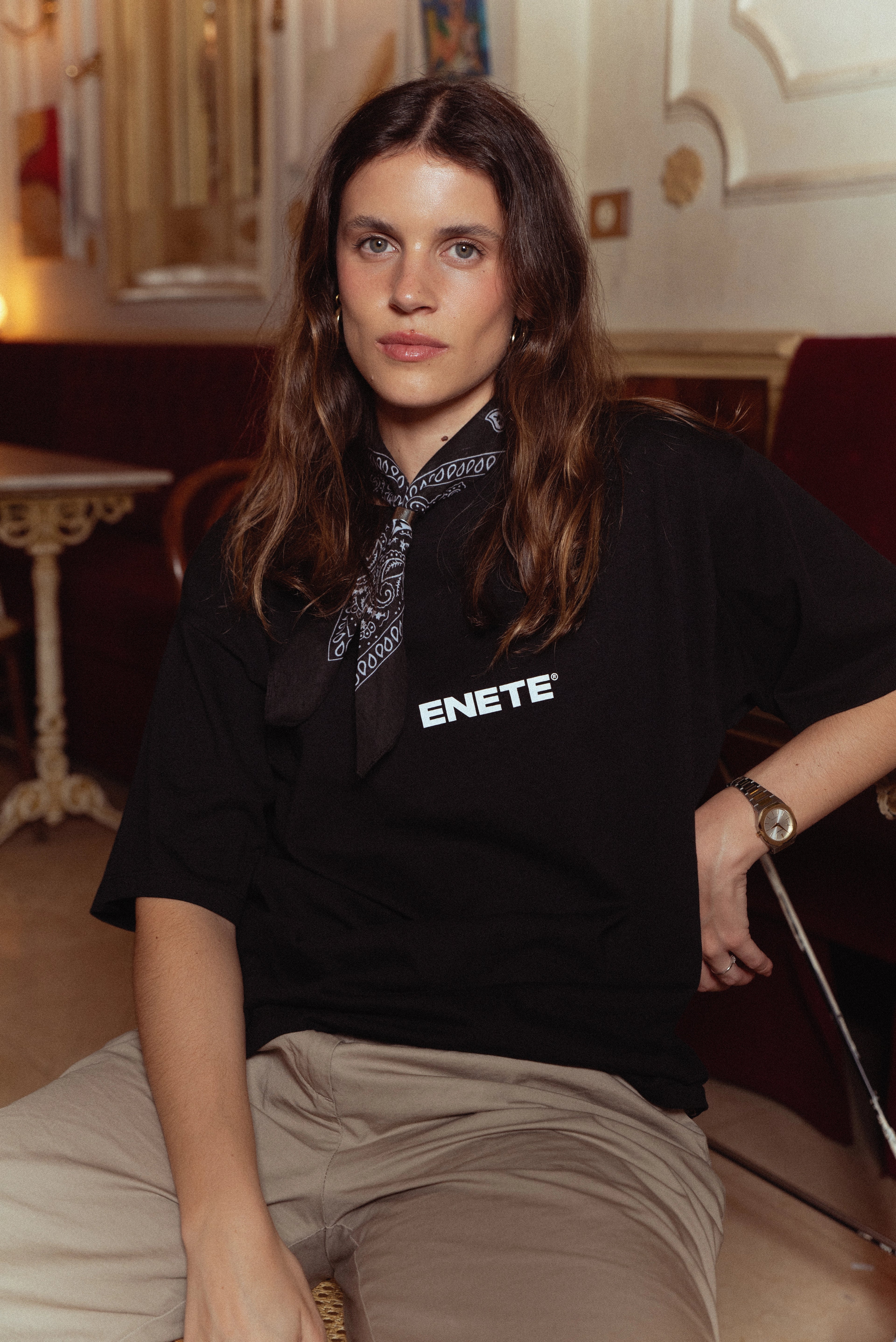 Camiseta Negra ENETE – Short Sleeve - Origen Edition