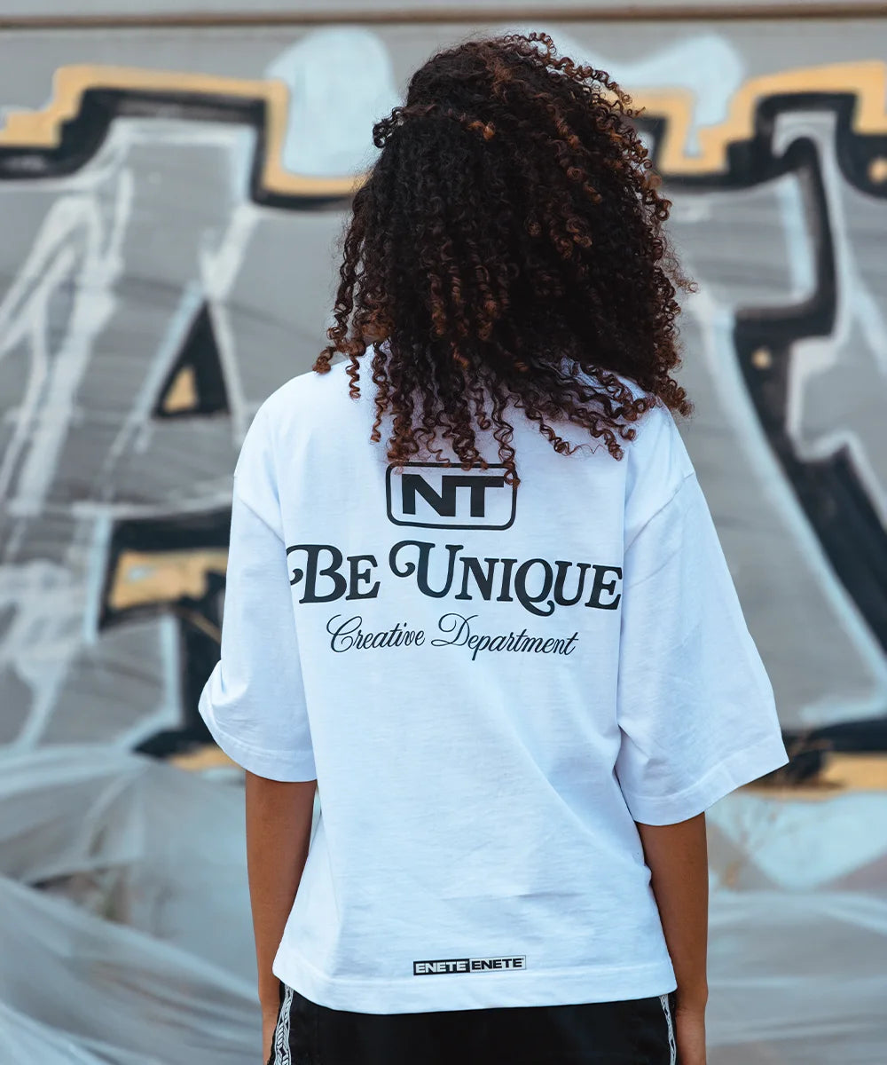 ENETE Be Unique - Blanca – Short Sleeve Boxy - Daily Garments (Copia)