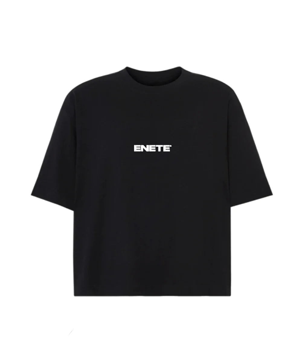 ENETE School Kills Artists - negra – Short Sleeve Boxy - Daily Garments
