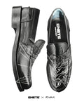 Mocasines Negros ENETE - Tattooed Leather - Edición Golondrinas