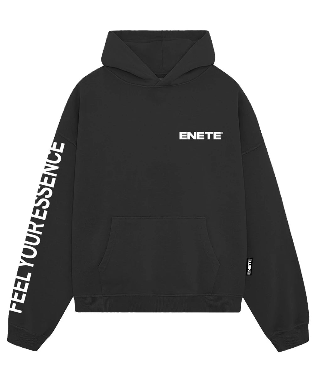 Sudadera Negra Oversize ENETE – Origen Edition