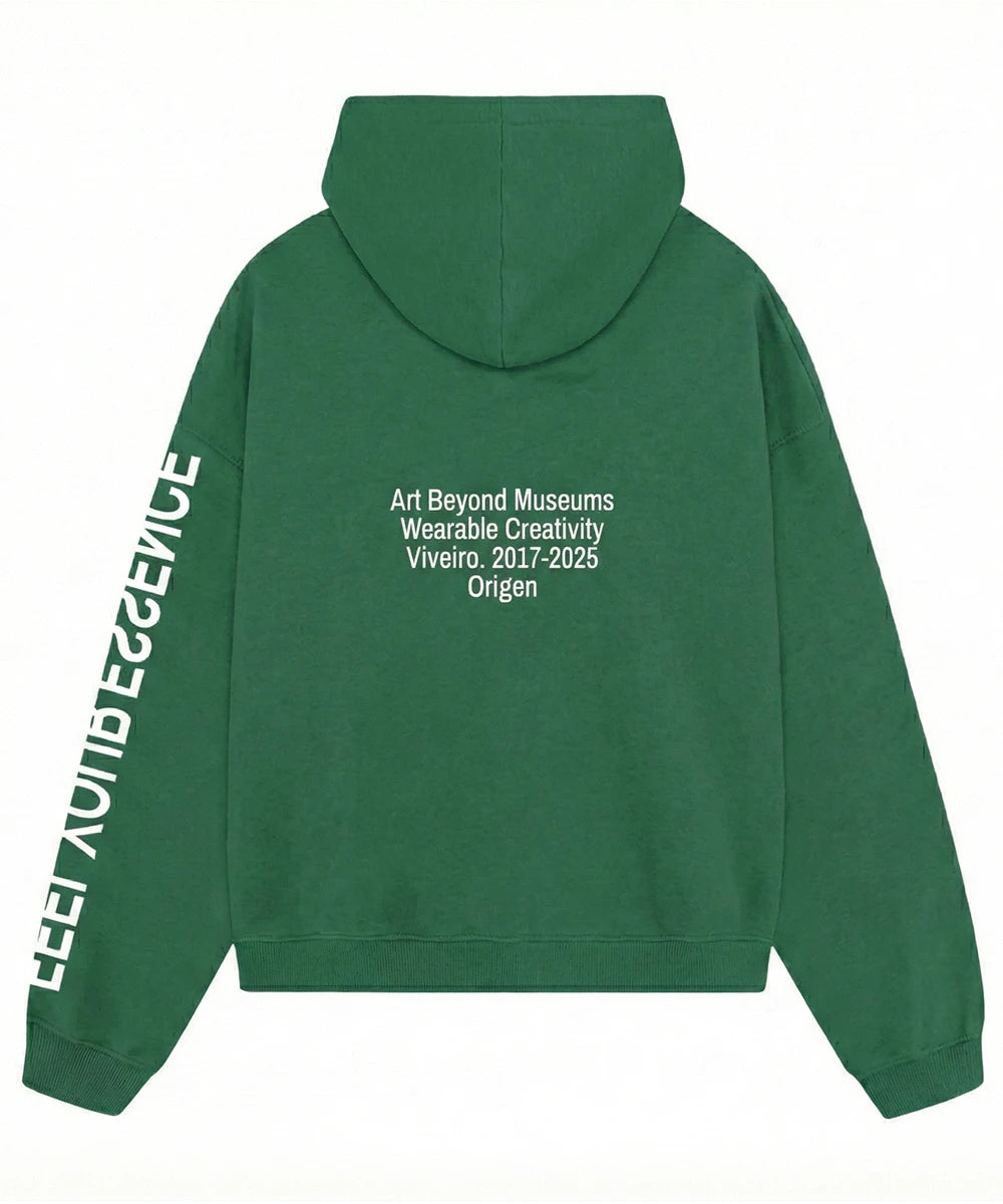 Sudadera Verde Oversize ENETE – Origen Edition